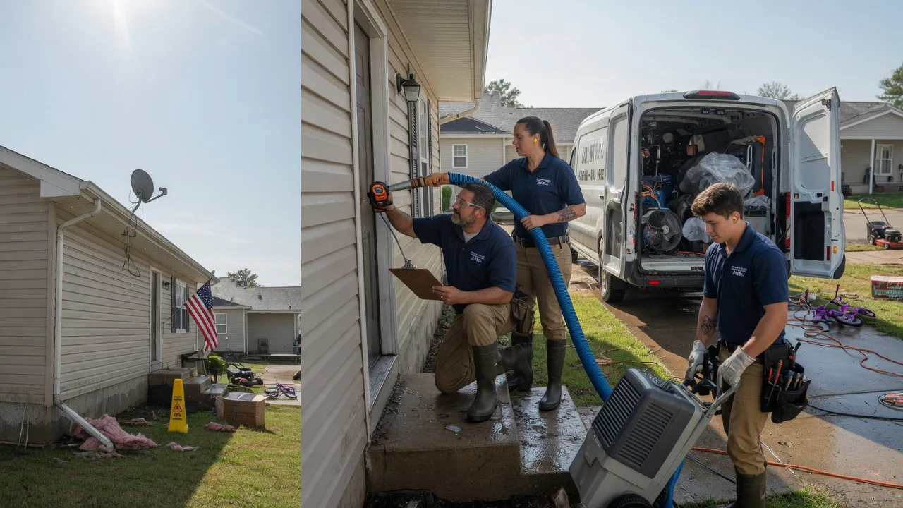 Ceiling Water Damage Restoration in Bullard, TX near me